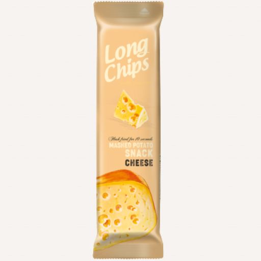 Kartupeļu čipsu plāksnes LONGCHIPS ar sieru 75g - 1 - Pica Lulū