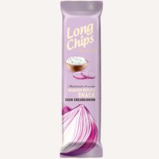 Photo Potato chips LONGCHIPS with sour cream and onions 75g - Pica Lulū