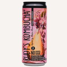 Фото RUDY'S KOMBUCHA с грушей и чаем из иван-чая 0.33l - Pica Lulū