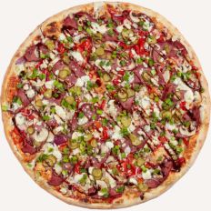 Фото Пицца с говядиной и соусом BBQ - Pica Lulū