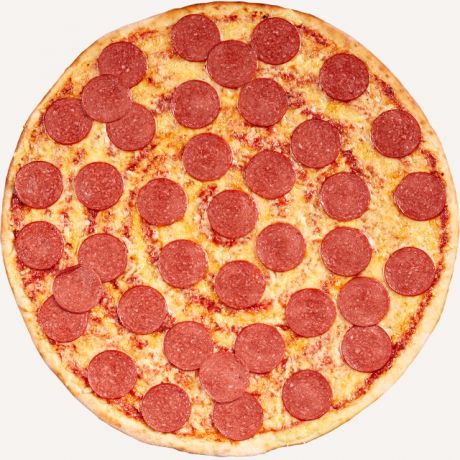 Photo of half a pizza