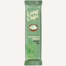Photo Potato chips LONGCHIPS with sour cream and dill 75g - Pica Lulū