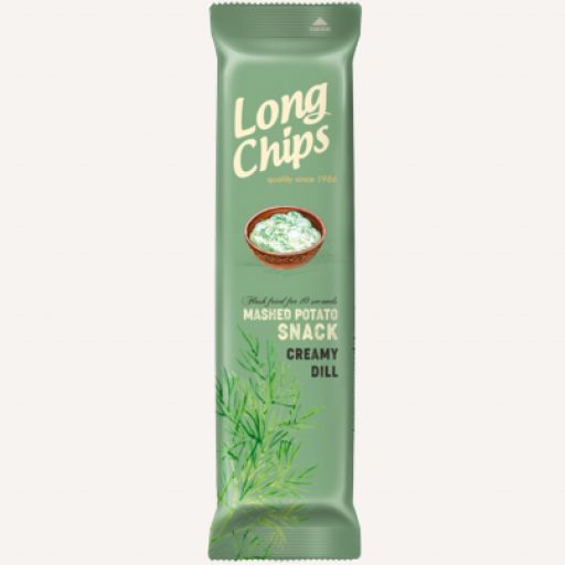 Potato chips LONGCHIPS with sour cream and dill 75g - 1 - Pica Lulū