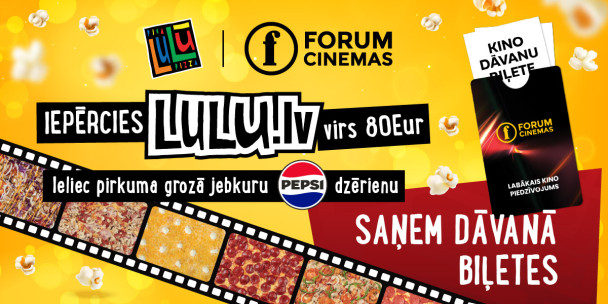 Ēd picu un dodies uz kino!