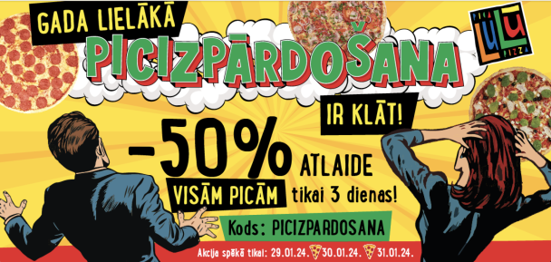 Gada lielākā picizpārdošana!