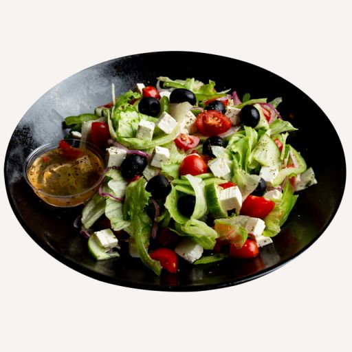 Греческий салат с соусом для салата - 1 - Pica Lulū