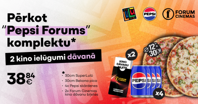 Ēd picu un dodies uz kino! 