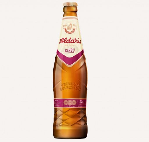 Aldaris Cherry beer 0.5L (4.5%) - 1 - Pica Lulū