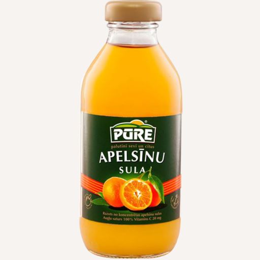 Pūre Apelsīnu sula 0.33L - 1 - Pica Lulū