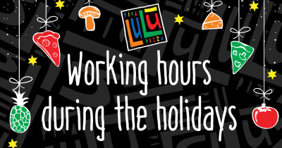 Working hours during the holidays
