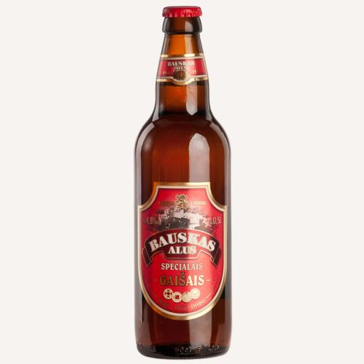 Bauskas Специальное светлое пиво 0.5l (4.8%) - 1 - Pica Lulū