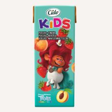 Photo CIDO Trolls Peach and Strawberry drink 0.2l - Pica Lulū