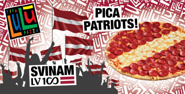 Patriot Pizza – Double the Excitement for Latvia’s Centenary
