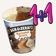 Фото Ben & Jerry’s Karamel Sutra Core 465ml 1+1 - Pica Lulū
