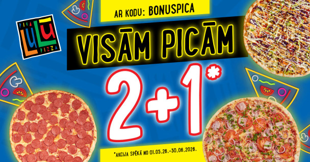 Saņem bonusu! 