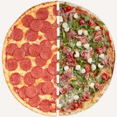 Photo Half & half pizza - Pica Lulū