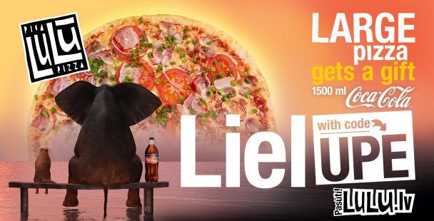 Pizza Lulu LielUPE in Jūrmala