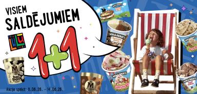 1+1 saldējums