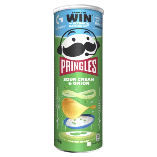PRINGLES chips with sour cream and onions 165g GAMING - 1 - Pica Lulū