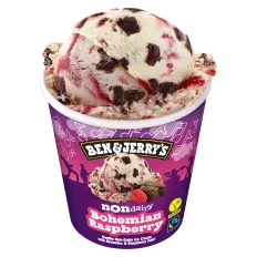 Attēls Ben & Jerry’s non dairy Bohemian Raspberry 465ml  - Pica Lulū