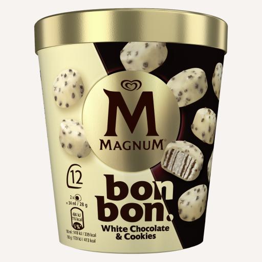 Magnum White Chocolate & Cookies ice cream snack 1+1 - 1 - Pica Lulū