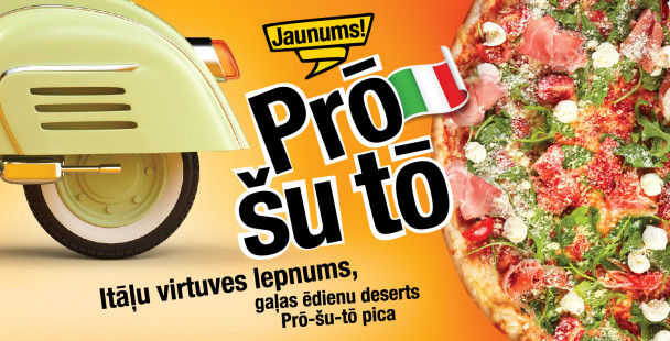 Karsti jaunumi Pica Lulū ēdienkartē