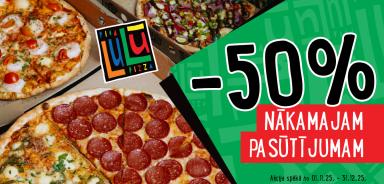 50% nakamajam pirkumam