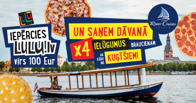 Pica + atpūta uz ūdens