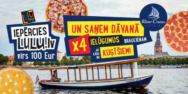 Pica + atpūta uz ūdens