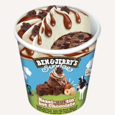 Attēls Ben & Jerry’s Sundae Hazel-nuttin’ but chocolate 465ml - Pica Lulū