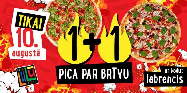 Labrenča dienā pica par brīvu!