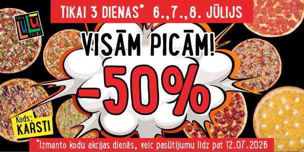 Karstas cenas picām!