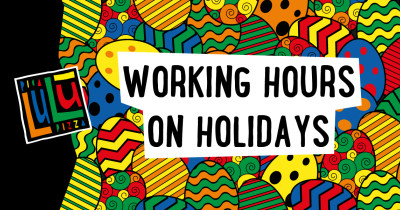 Working hours on Easter