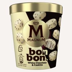 Attēls Magnum White Chocolate & Cookies saldējuma uzkoda - Pica Lulū