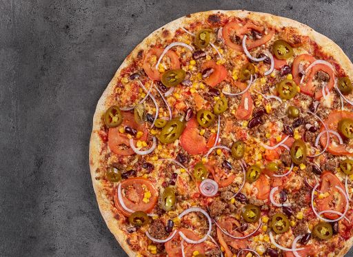 Veg-Chili pizza - 1 - Pica Lulū