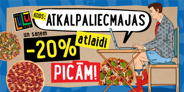 Paliec mājās un pasūti no Pica Lulū!